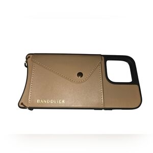 Bandolier Beige Phone Case with Card Slot